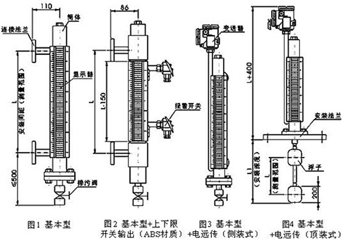 二甲苯液位計結(jié)構(gòu)特點圖